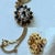 Vintage Victorian Revival Sapphire & Diamond Cluster Pendant Necklace With 14k Gold Chain For Sale - Image 16 of 16