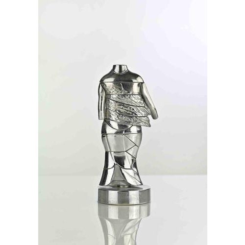 Nickel Plated 24 Element Puzzle Sculpture, 1968-1969, realized by Miguel Berrocal. Signature and number engraved. Edition...