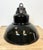 Industrial Black Enamel Factory Lamp with Cast Iron Top from Elektrosvit, 1960s For Sale - Image 13 of 17