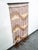Vintage bead curtain in tan and brown with walnut seen throughout Unique and well made.