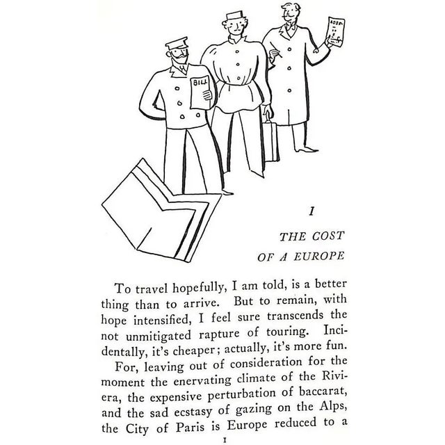 "Password to Paris: Advice for the Thrifty" 1932 Acheson, Edward For Sale - Image 9 of 11