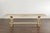 19th Century French 19th Century Bleached Walnut Bench with Turned Legs and Cross Stretcher For Sale - Image 5 of 12
