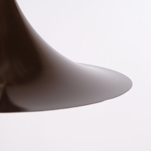 Semi Pendant in Dark Brown by Claus Bonderup and Torsten Thorup for Fog & Mørup, 1968 For Sale - Image 3 of 9