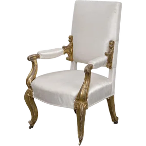 English Regency Giltwood Armchair