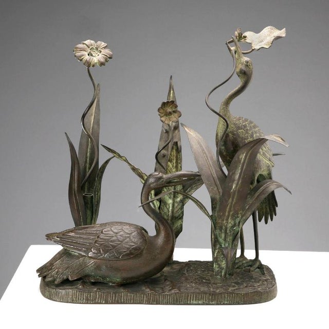 Bronze Patinated Metal Planter For Sale - Image 11 of 11