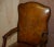 Vintage Brown Leather Oak Framed Captains Directors Armchair For Sale - Image 3 of 17