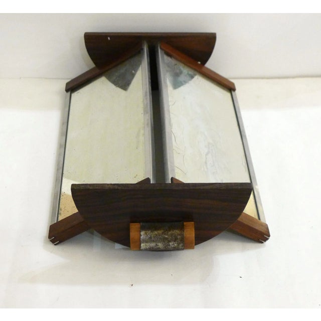 Wood Art Deco Fan-Shaped Magazine Stand or Display Stand, 1930s For Sale - Image 7 of 12