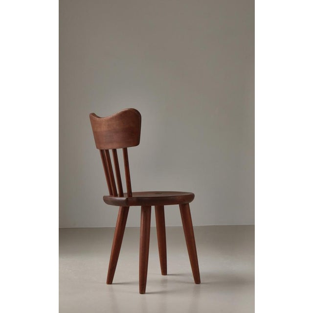 1930s Swedish Modern Pinewood Chair attributed to Torsten Claeson for Steneby Hemslöjd, 1930s For Sale - Image 5 of 17
