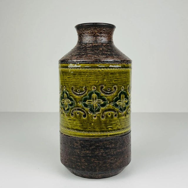 Vintage Ceramic Vase by Aldo Londi for Bitossi, Italy, 1970s For Sale - Image 12 of 13