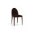 Textile Chocolate Velvet Balzaretti Dining Chair by Daniel Nikolovski & Danu Chirinciuc for KABINET, 2019 For Sale - Image 7 of 7
