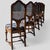1980s Jacobean Revival Solid Oak Cane-Back Dining Chairs — Set of 6 For Sale In Los Angeles - Image 6 of 8
