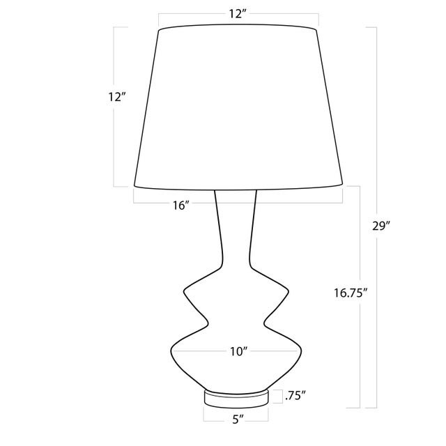 Regina Andrew Poe Metal Table Lamp, Black For Sale In Detroit - Image 6 of 7