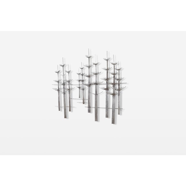 Metal Vintage “Forest” Metal Wall Sculpture by Curtis Jere For Sale - Image 7 of 9