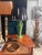 Large Postmodern Green Ceramic Table Lamp attributed to Francois Chatain, 1980s For Sale - Image 9 of 18
