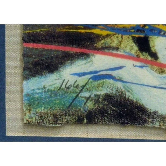 Green Earl Biss "War Shields at Dawn I & II" Serigraph Paper Hand Signed For Sale - Image 8 of 10