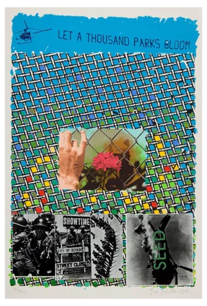 Joe Tilson, Let a Thousand Parks Bloom, 1971, Screenprint