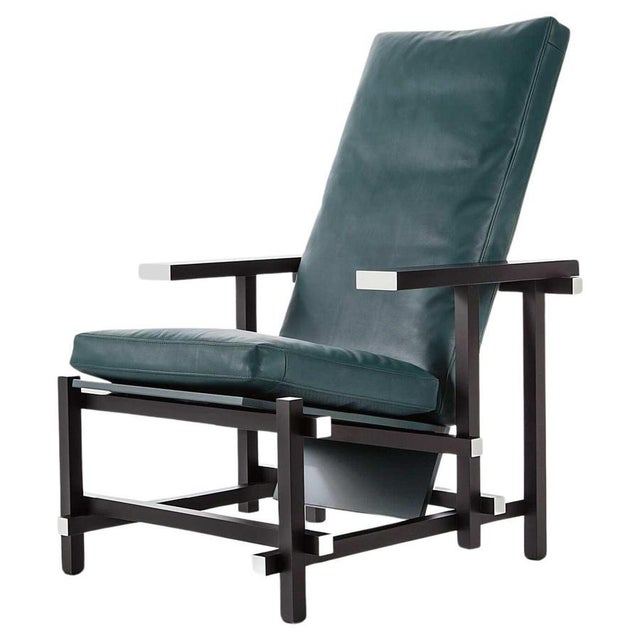 Black Red and Blue Armchair by Gerrit Thomas Rietveld for Cassina For Sale - Image 13 of 13