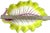 2000 - 2009 Vintage Williamsburg Global Views Majolica Radicchio-Inspired Cabbage Leaf Platter in Chartreuse & Violet For Sale - Image 5 of 9