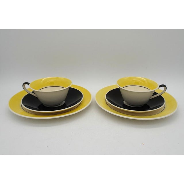 Art Deco Dutch Ineke Service Set by Edmond Bellefroid for Petrus Regout Maastricht Koninklijke Sphinx, 1933, Set of 39 For Sale - Image 9 of 18