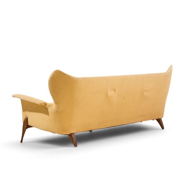Mid 20th Century Ben Seibel Mid Century Walnut Gala Sofa For Sale - Image 5 of 9