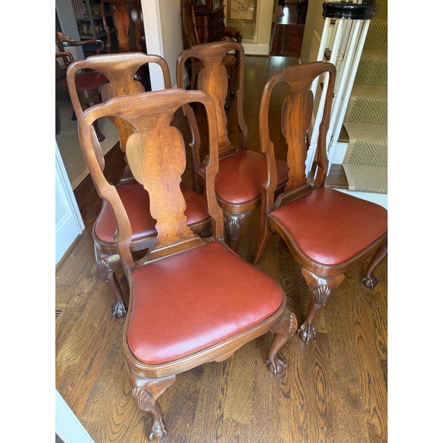 English Set of 6 English Dining Chairs For Sale - Image 3 of 14