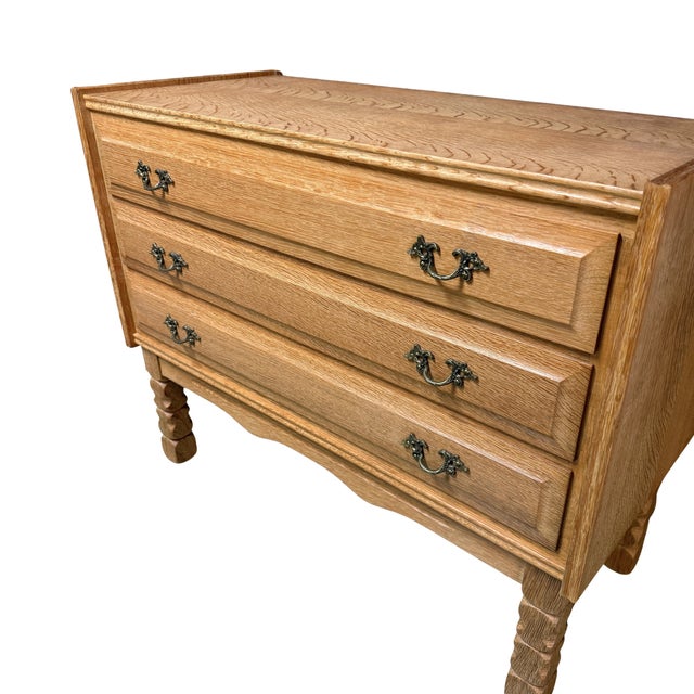 Mid-Century Modern Henning Kjærnulf, Occasional Chest, Oak, Denmark, 1960s, Attributed For Sale - Image 3 of 7