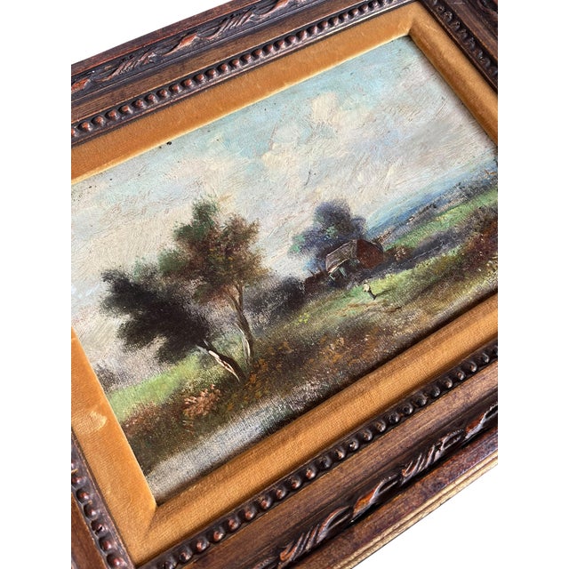 French Countryside Painting For Sale - Image 4 of 6