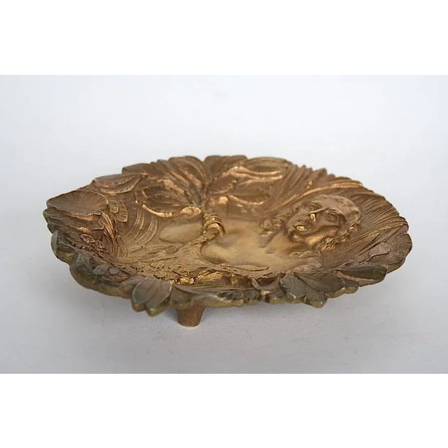 Bronze Art Nouveau Trinket Tray For Sale In New York - Image 6 of 9