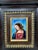 Antique Vintage French Religious Enamel on Copper Virgin Mary Fj Carmona Limoges For Sale - Image 4 of 11