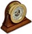Fine Vintage Mid 20th Century Brass & Mahogany Ships Barometer & Thermometer by Esteemed Boston Maker "Chelsea" For Sale - Image 4 of 18