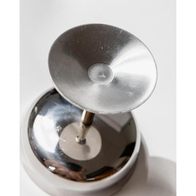 Vintage Champagne Bowls in Stainless Steel with Golden Stem, Italy, 1970s, Set of 6 For Sale - Image 10 of 11