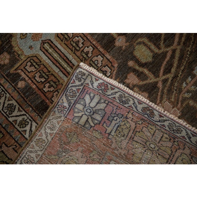 Textile Vintage Distressed Bakhtiari Carpet - 7'4" x 10'3" For Sale - Image 7 of 10