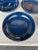 Set of 12 Blue Bowls. Ceramic bowls for Salad, Soup or Pasta. Measures 8.5” wide. 1.75” tall.