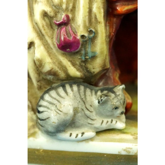 18th Century Porcelain Sculpture of a Beggar by Real Casa Ferdinandea Naples, Ginori Doccia, Italy For Sale - Image 12 of 18