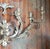 Hollywood Regency 20th Century Large 40" Wide Italian Hollywood Regency Tole and Wood Wall Sconce For Sale - Image 3 of 18