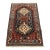 Yalameh Rug 2’9” X 4′ Blue Wool Vintage Tribal Hand-Knotted Oriental Carpet For Sale