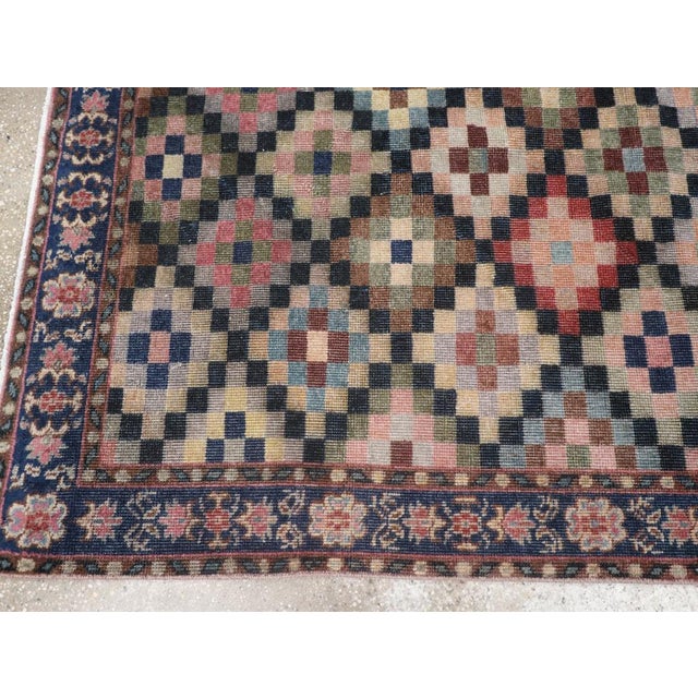 Textile Galerie Shabab Collection Mid-20th Century Turkish Anatolian Wide Gallery Runner For Sale - Image 7 of 10
