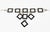 French designer Paco Rabanne, Paris, designed this rare, geometric Space Age necklace. The fabulous piece was crafted in...