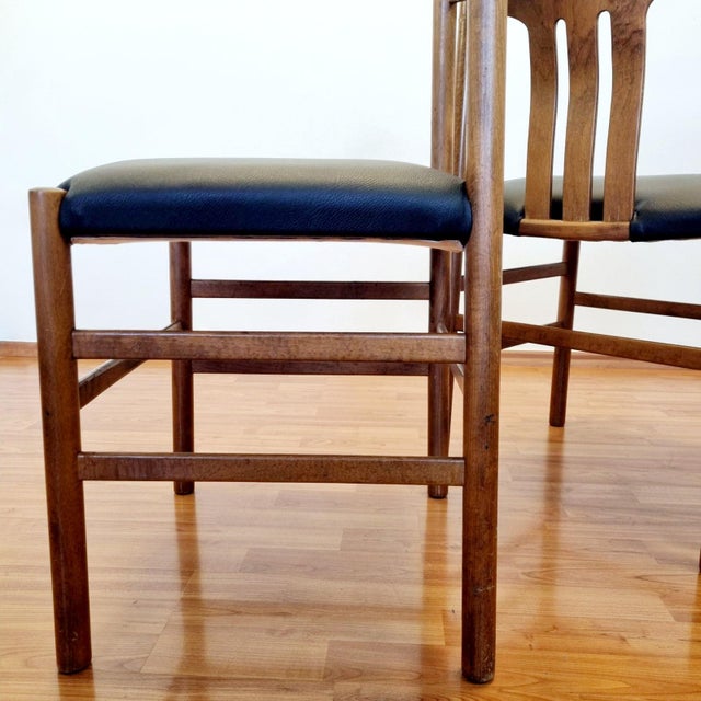 Mid-Century Modern Scandinavian Dining Chairs, 1960s, Set of 4 For Sale - Image 6 of 12