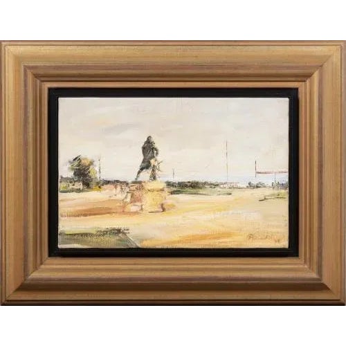 Man of Leme-Porto'. Oil on canvas, signed and dated 1996. Dimensions: 27 x 41 cm.