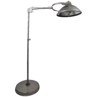 Vintage Industrial Surgical Floor Lamp For Sale