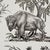 Not Yet Made - Made To Order Schumacher Western Toile Wallpaper In Carbon For Sale - Image 5 of 7