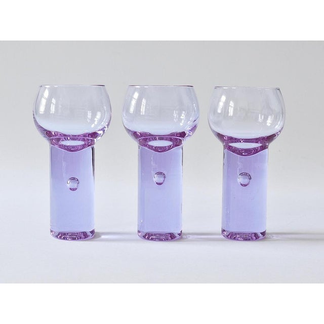 Blue Chameleon Aperitif Drinking Glasses attributed to Sergio Asti for Arnolfo Di Cambio, Italy, 1970, Set of 6 For Sale - Image 8 of 14