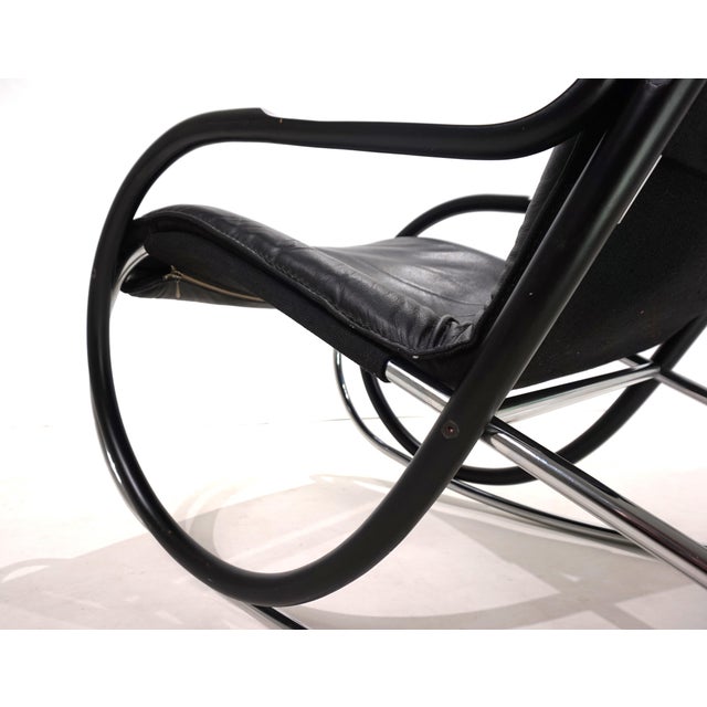 Strässle Nonna Rocking Chair by Paul Tuttle, 1972 For Sale - Image 14 of 18