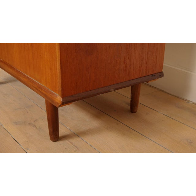 Brown Vintage Danish Teak Chest of Drawers For Sale - Image 8 of 12