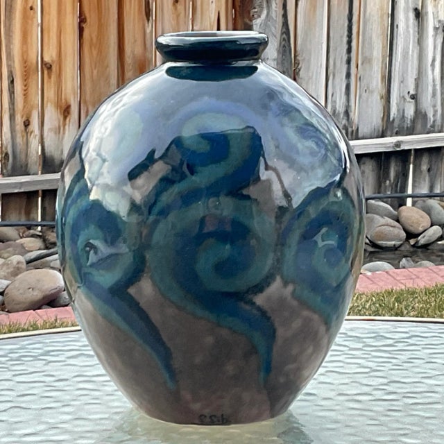 Art Deco Limoges Vase signed C. Tharaud France. Camille Tharaud 1878-1956 was the inventor of high fired porcelain, up to...