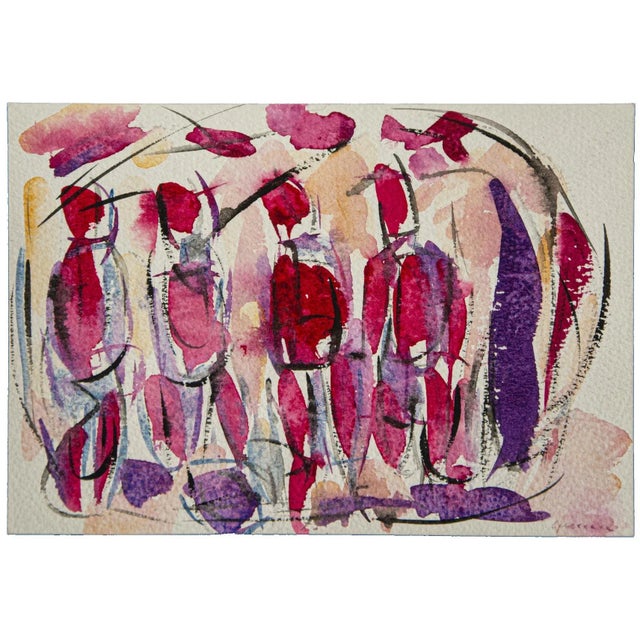 Shapes is a beautiful artwork realized by Maurizio Gracceva in the 2018. Mixed colored ink and watercolor on paper....