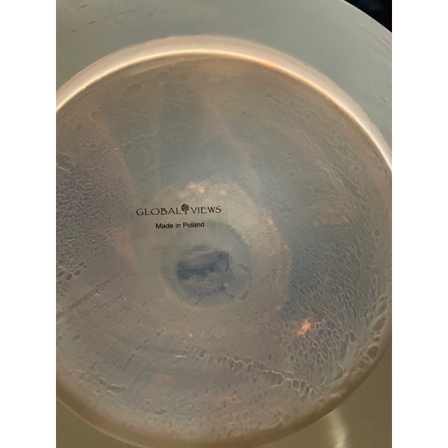 Global Views 1990s Global Views Handcrafted White Art Glass Vase For Sale - Image 4 of 4