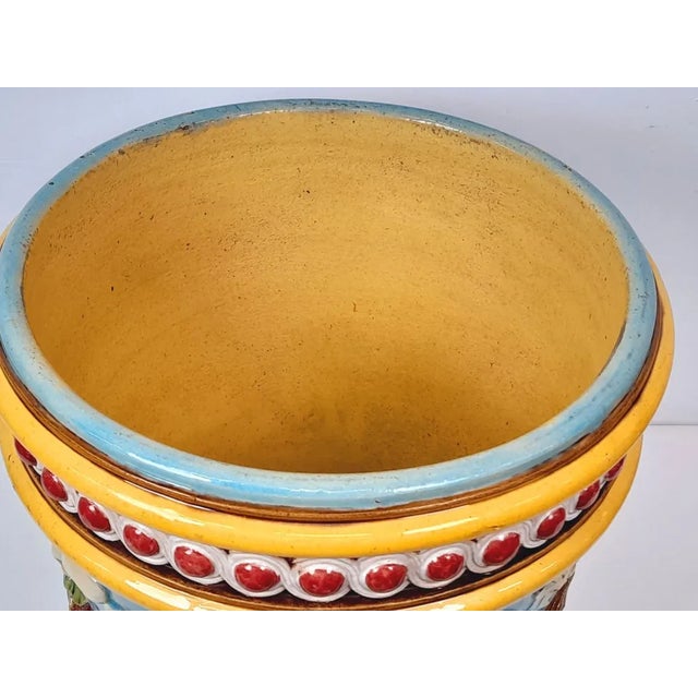 Large 19th Century Ceramic Bowl by Zsolnay For Sale - Image 3 of 6