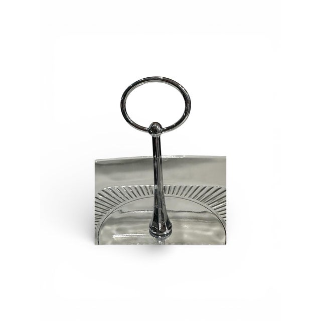 Anchor Hocking Two Tier Glass Serving Tray For Sale In Los Angeles - Image 6 of 7